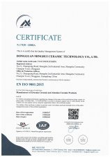 ISO9001-2015质量管理体系证书（英文）